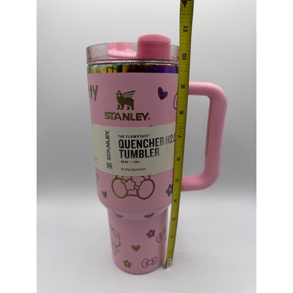 Stanley Hello Kitty 40oz  Quencher Flowstate Tumbler  Pink New - Picture 3 of 10